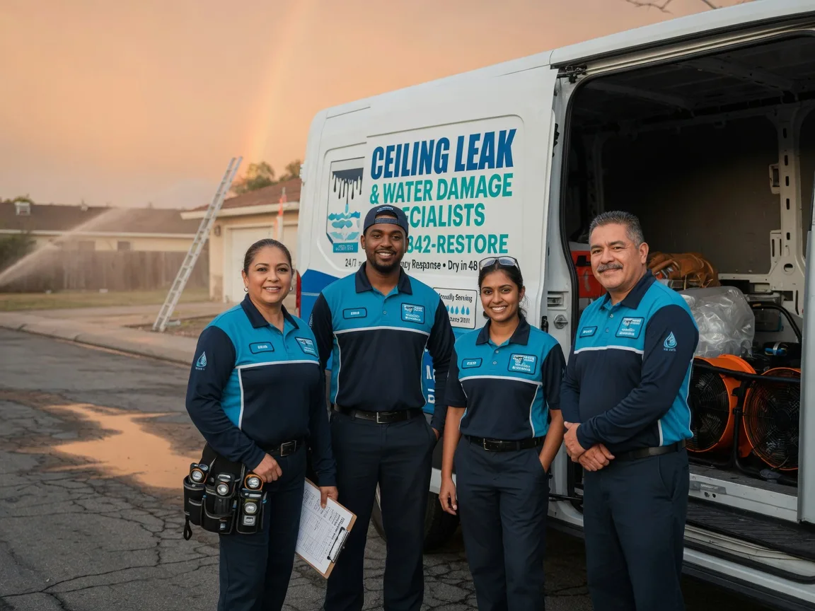 Ceiling Leak Cleanup company in Navasota, TX