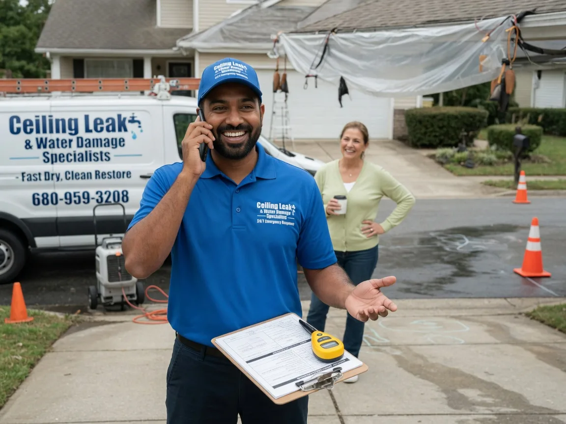 Ceiling Leak Cleanup Navasota, TX FAQs